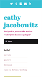 Mobile Screenshot of cathyjacobowitz.net
