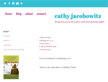 Tablet Screenshot of cathyjacobowitz.net